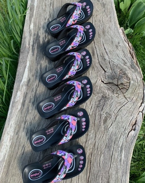 NYHED - NU OGSÅ TIL BØRN - Aerofeet sandal i pink camouflage