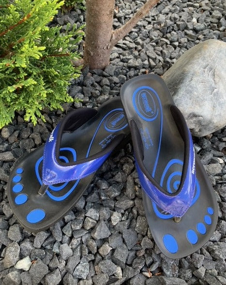 NYHED - en smart Aerowalk sandal i blå lak